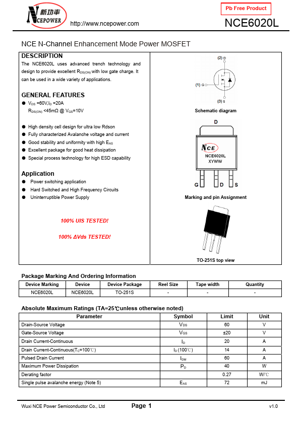 NCE6020L