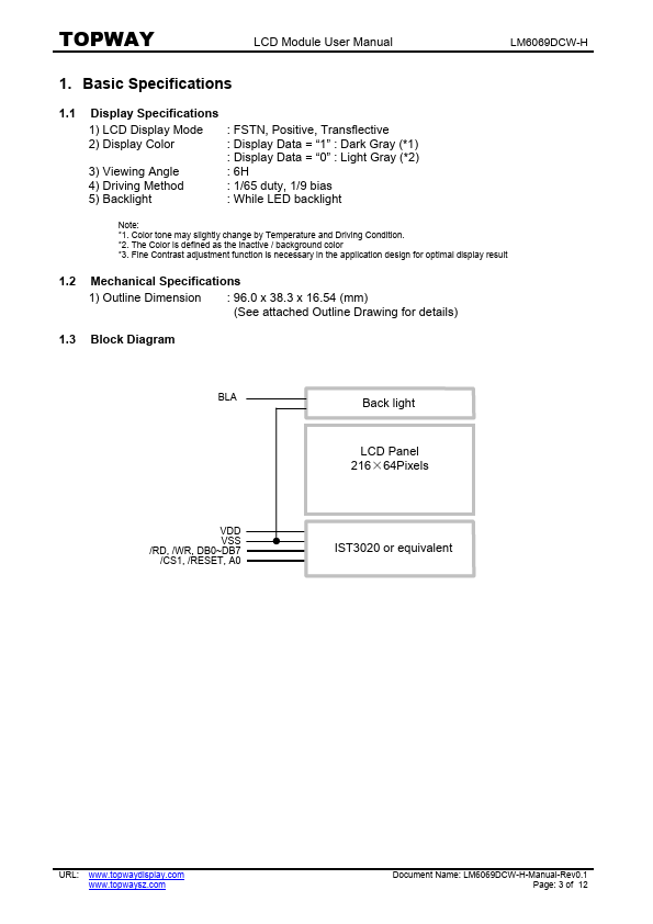 LM6069DCW-H