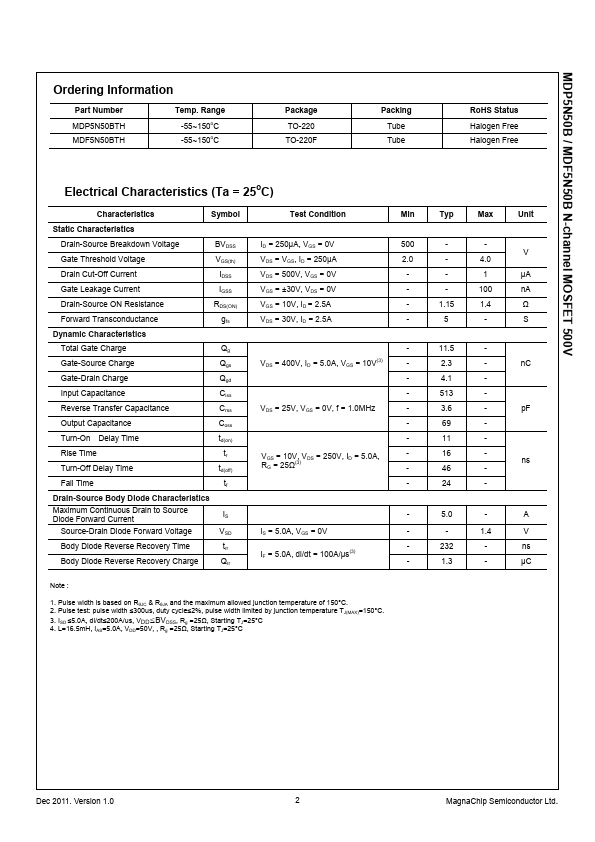 MDP5N50B