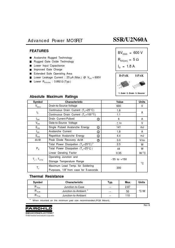 SSR2N60A