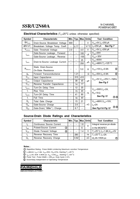 SSR2N60A