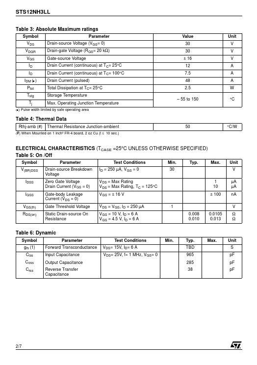 STS12NH3LL