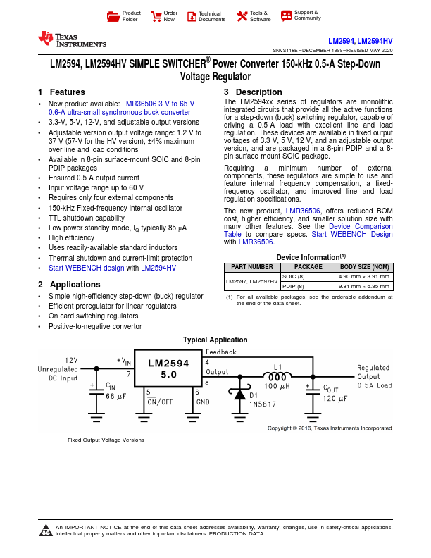 LM2594HV