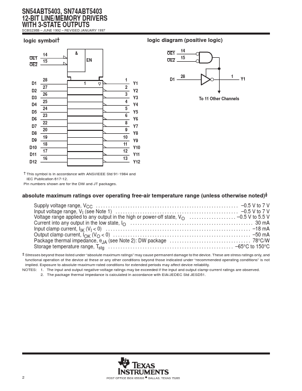 SN54ABT5403