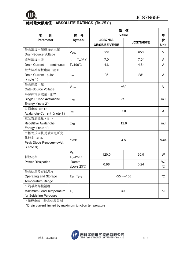 JCS7N65SE