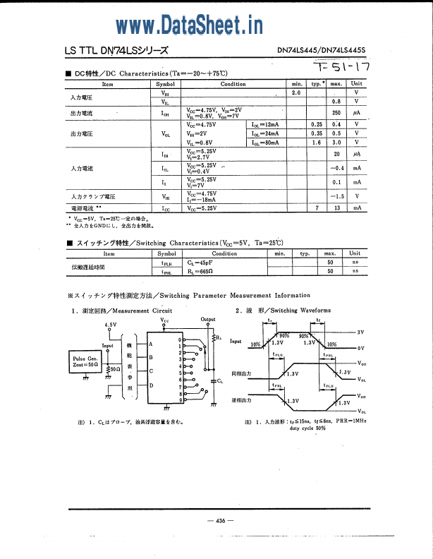 DN74LS445