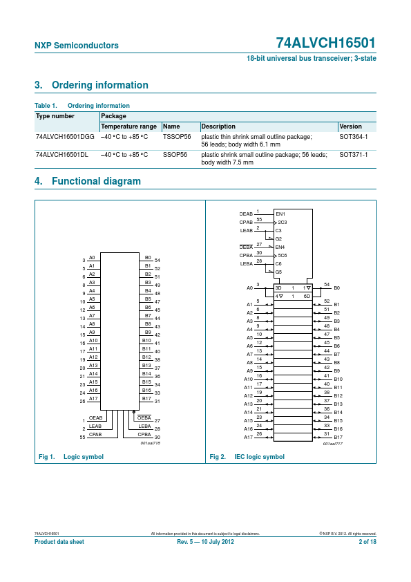 74ALVCH16501