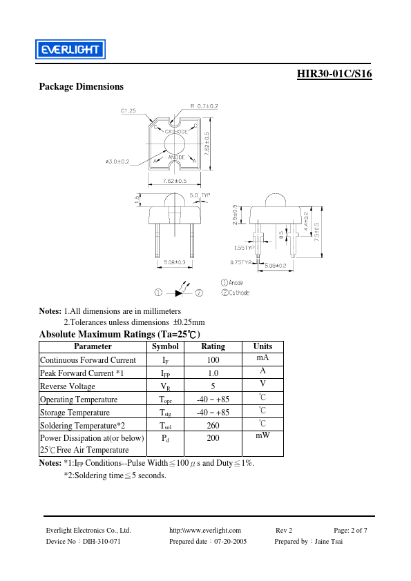 HIR30-01C-S16