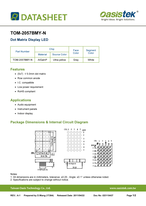 TOM-2057BMY-N