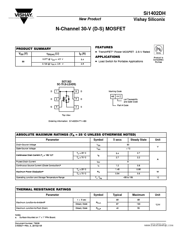 SI1402DH