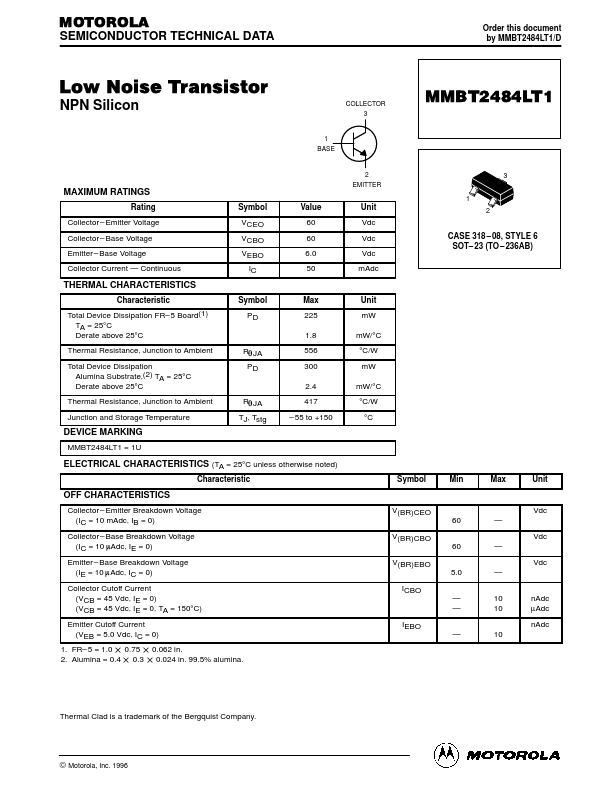 MMBT2484LT1