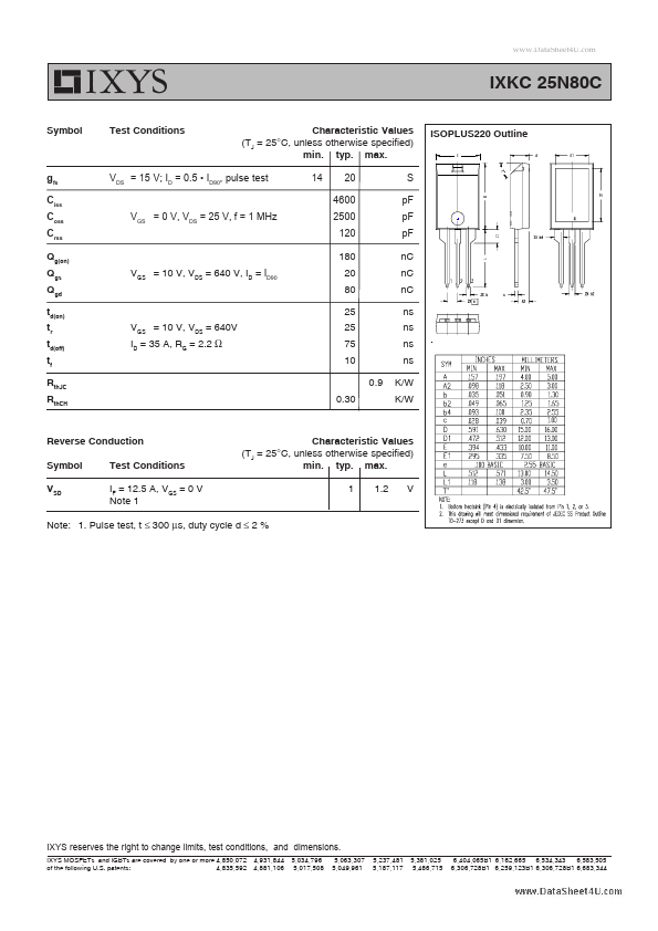 IXKC25N80C