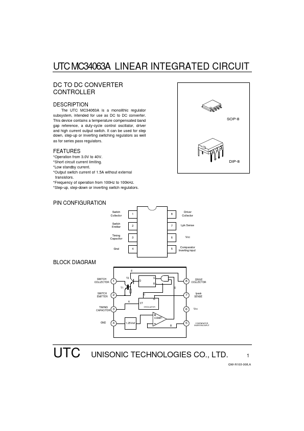 UTCMC34063A