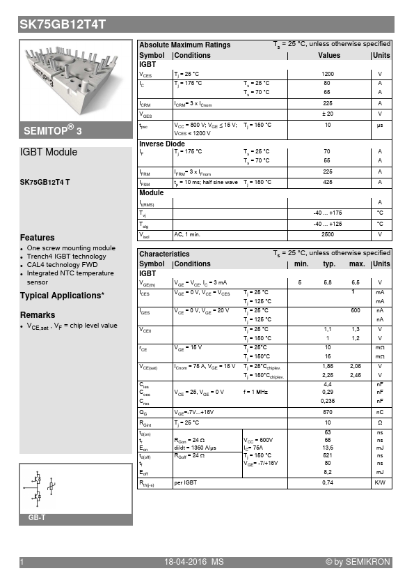 SK75GB12T4T