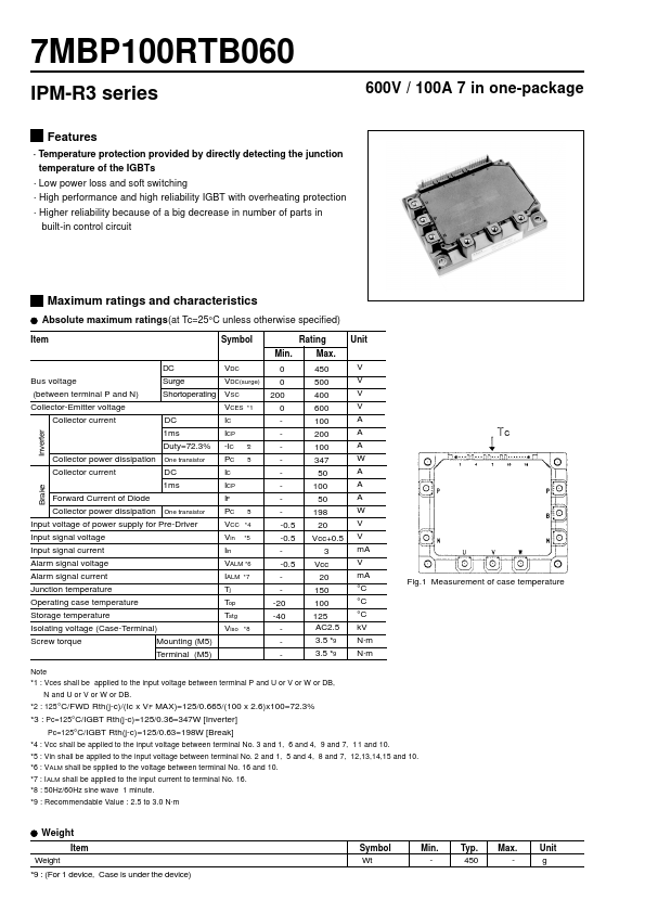 7MBP100RTB060