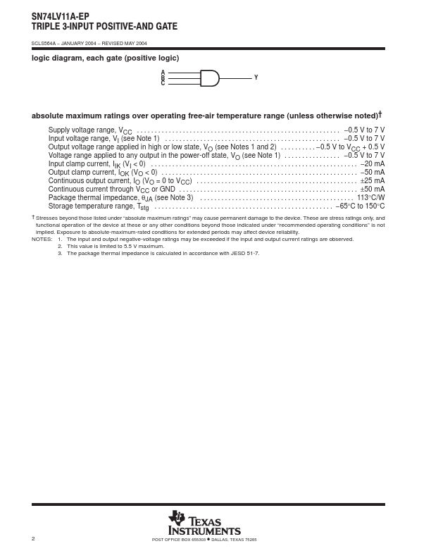 SN74LV11A-EP