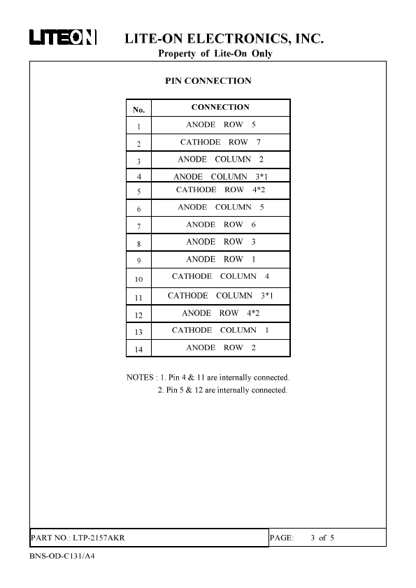 LTP-2157AKR