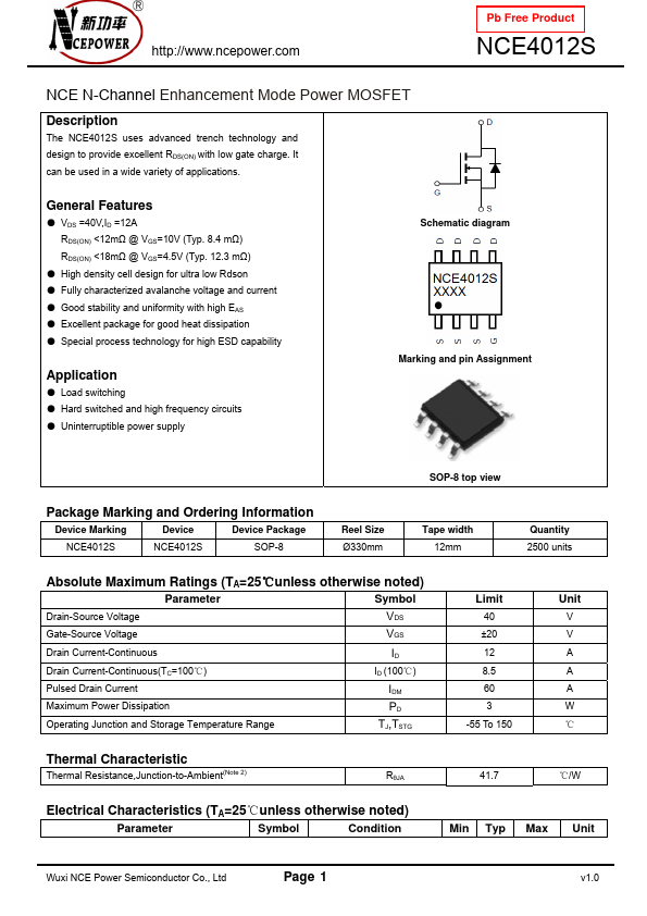 NCE4012S