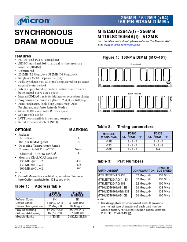 MT8LSDT3264A