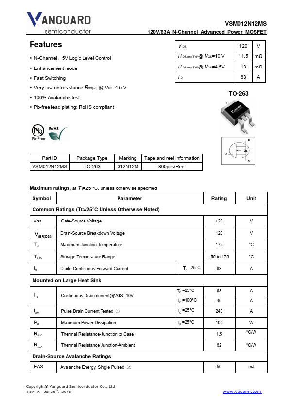 VSM012N12MS