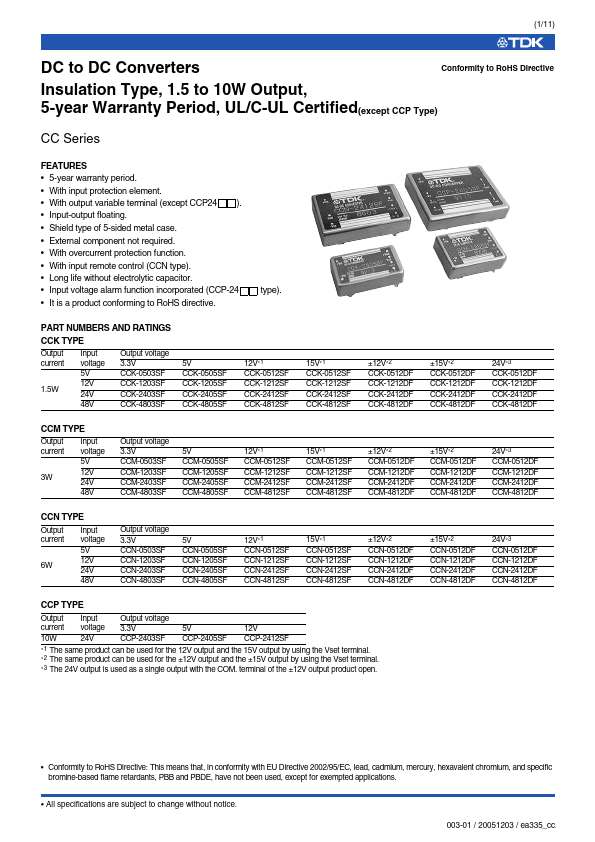 CCM-2412SF