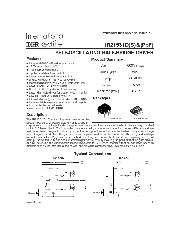 IR21531SPBF