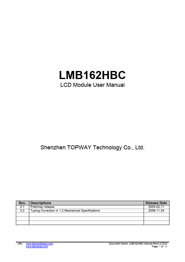 LMB162HBC