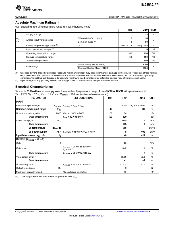 INA193A-EP