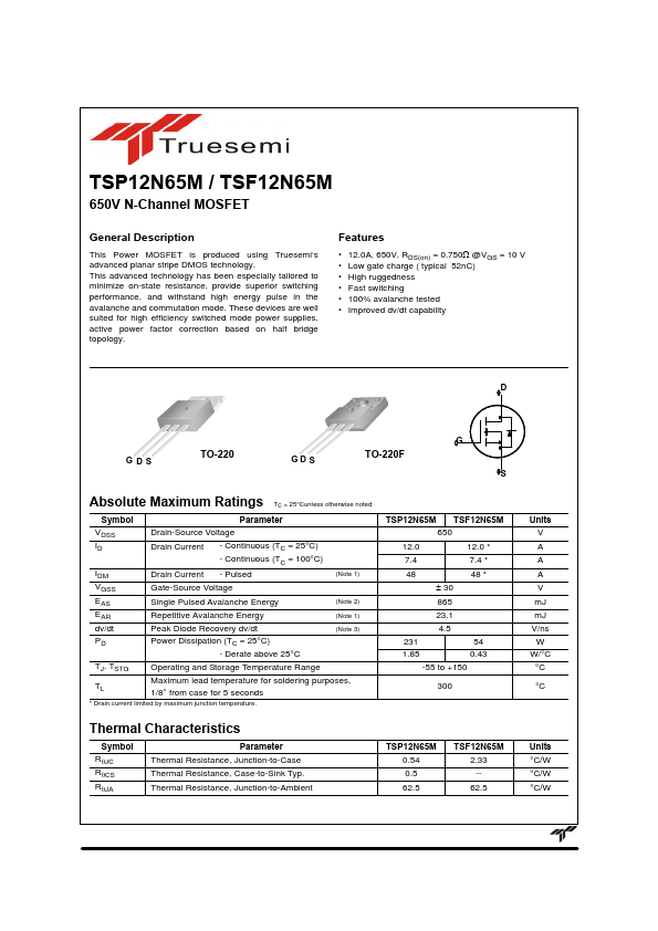 TSP12N65M