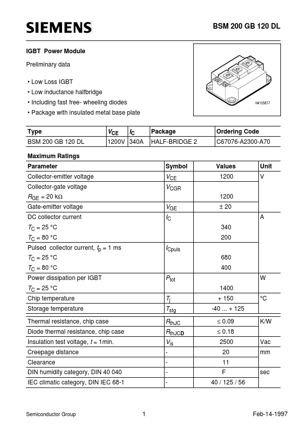 BSM200GB120