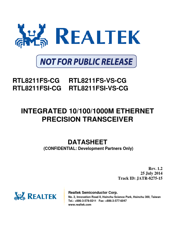 RTL8211FS-VS-CG