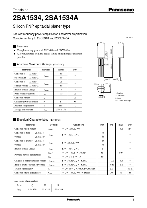 2SA1534A