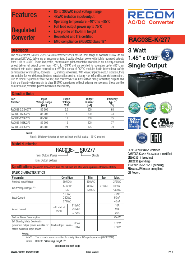 RAC03E-24SK-277