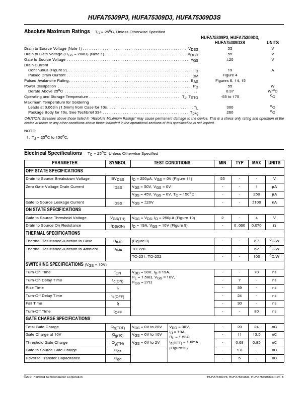 HUFA75309D3S