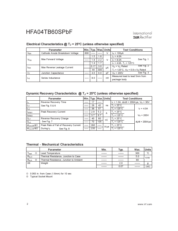 HFA04TB60SPBF