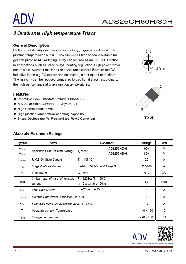 ADS25CH60H