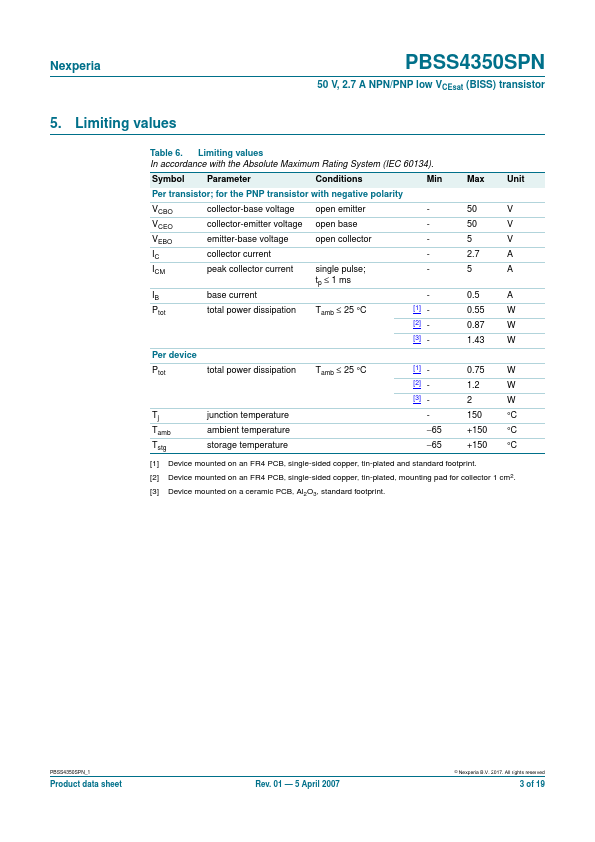 PBSS4350SPN