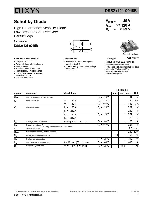 DSS2x121-0045B