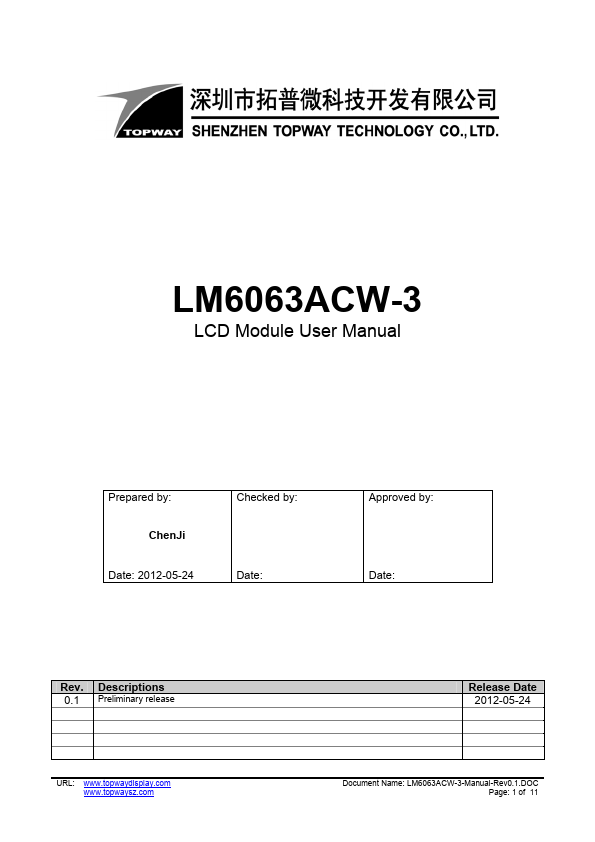 LM6063ACW-3