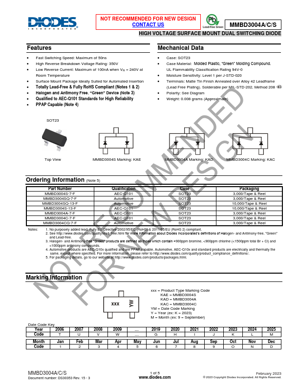 MMBD3004S