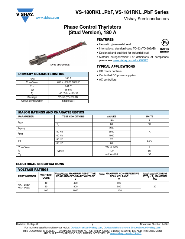 VS-180RKI80PBF