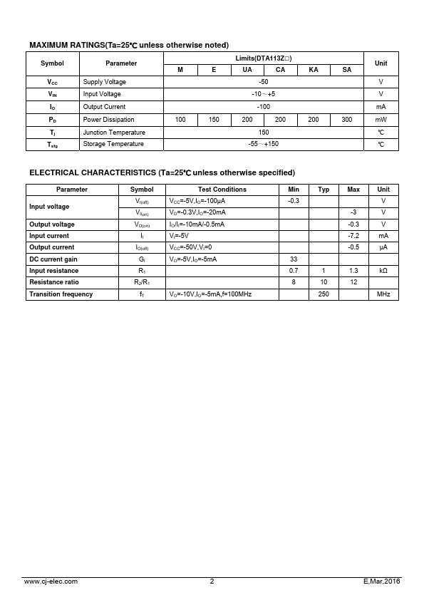 DTA113ZCA