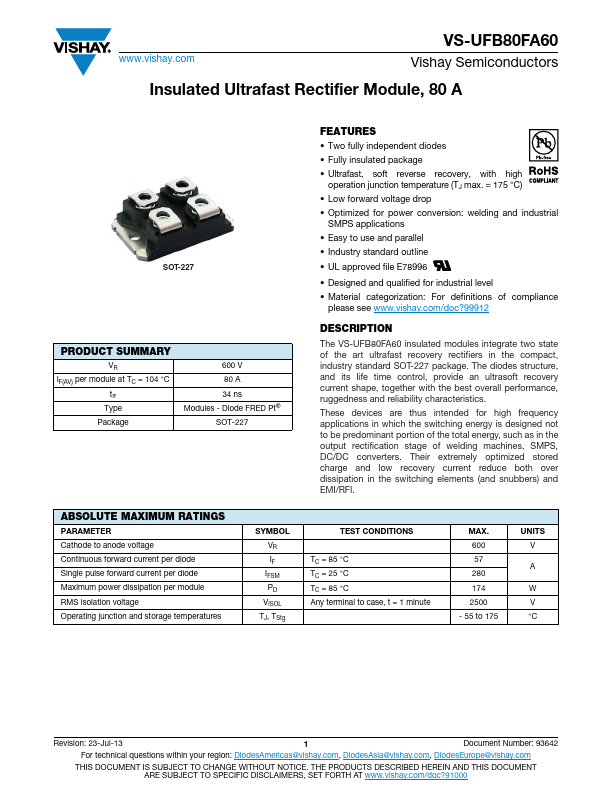 VS-UFB80FA60