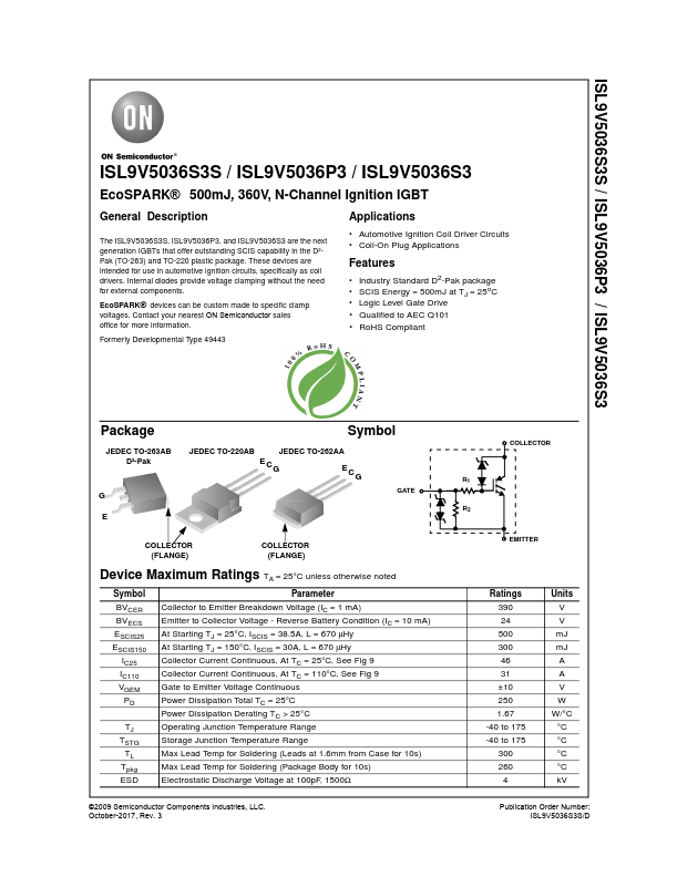 ISL9V5036S3S