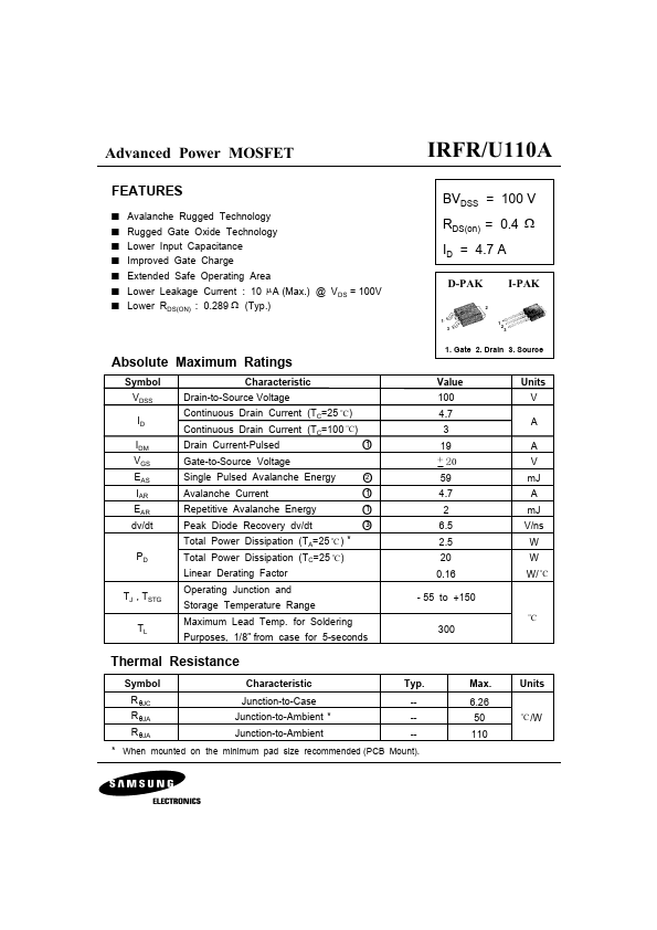 IRFU110A