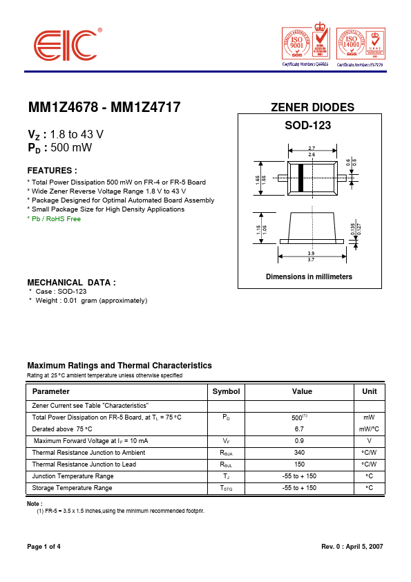 MM1Z4700