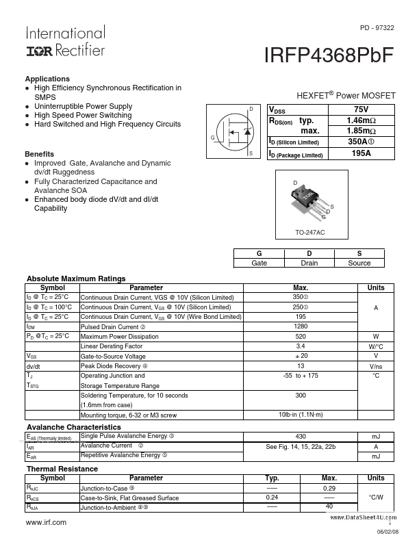 IRFP4368PBF