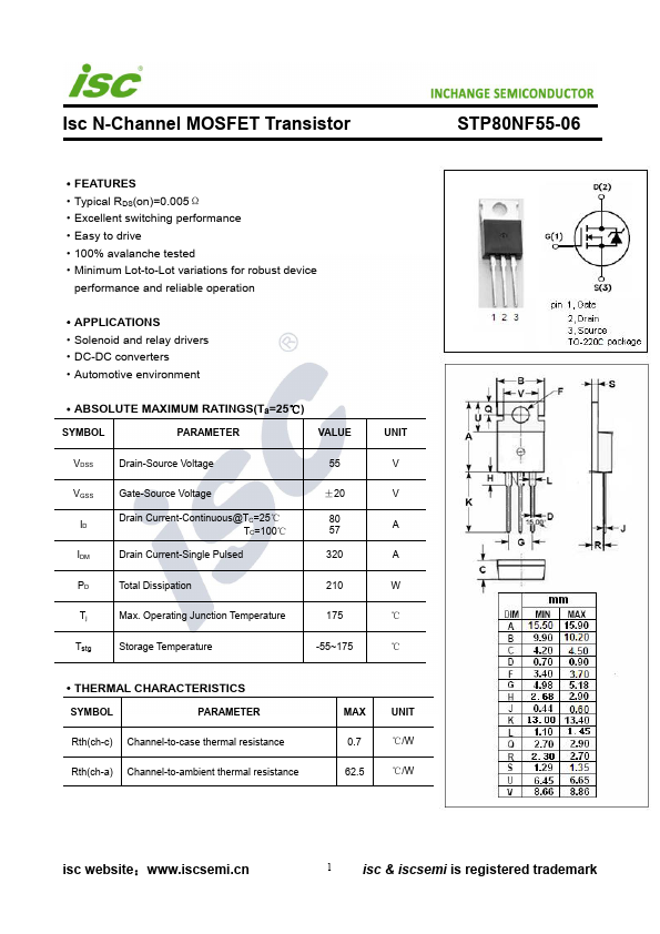 STP80NF55-06