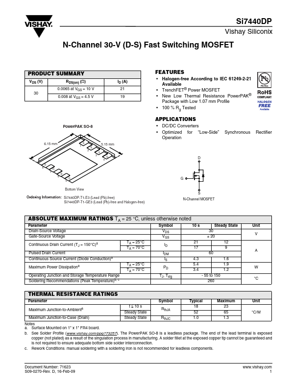 SI7440DP