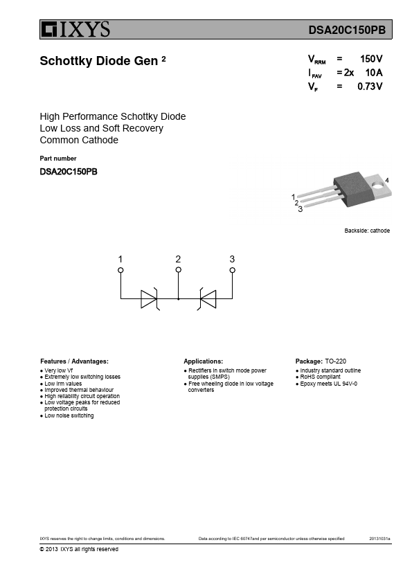 DSA20C150PB